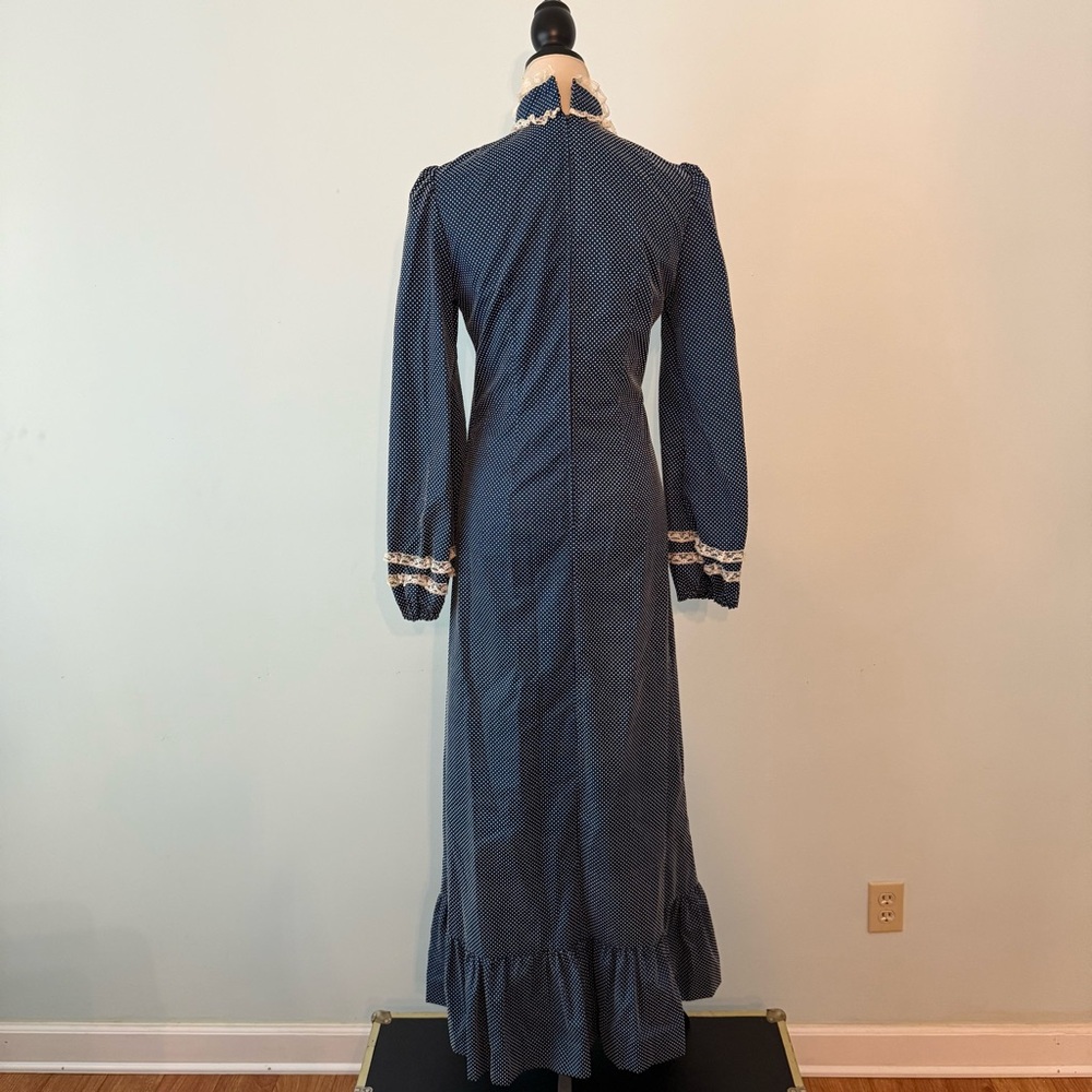 Vintage Handmade Dress with Red Apron Sz S - Picture 12 of 16